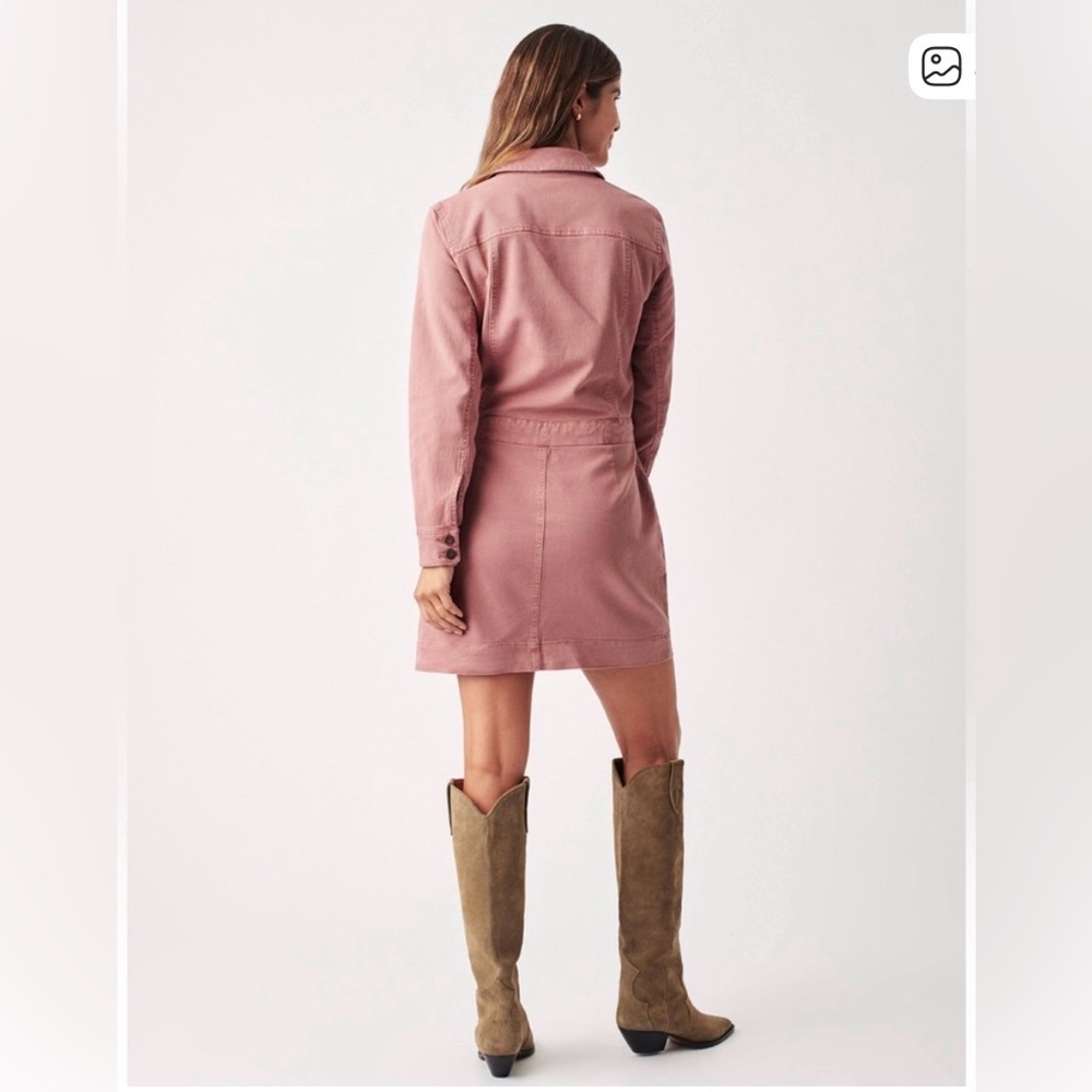 Faherty Dusty Rose Mini Dress